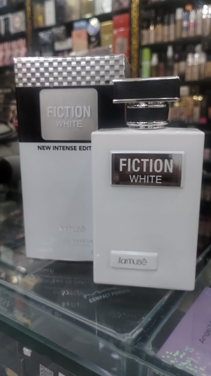 FICTION WHITE EDP 100ML (LA MUSE) LATAFA PERFUME - 100 ml -