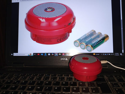 Mini Portable Bluetooth Speaker | USB Rechargeable &amp; Battery Powered | Compact