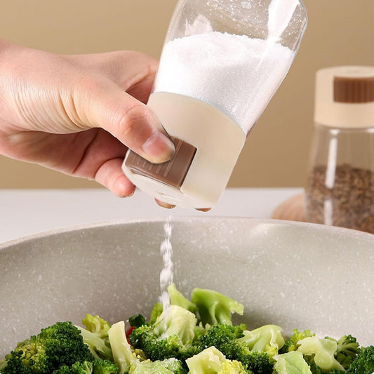 Measurable Control Spice Bottle Spice Jar with Press Control Cap | Kitchen