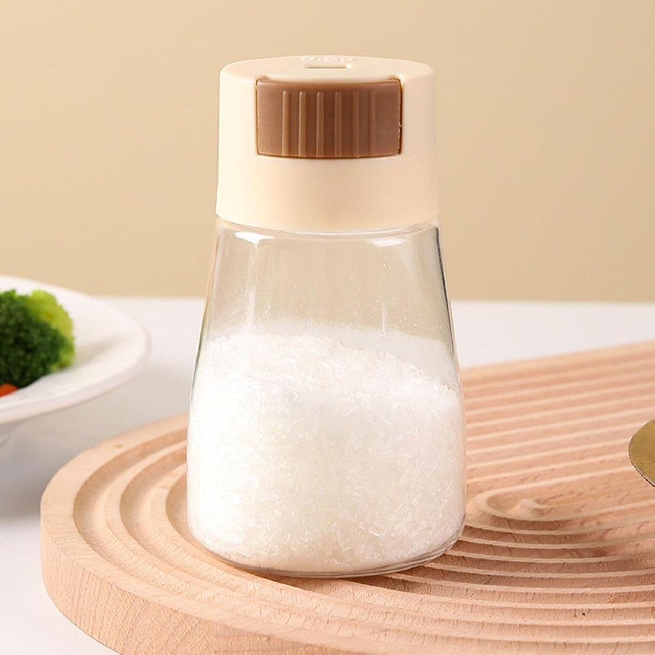 Measurable Control Spice Bottle Spice Jar with Press Control Cap | Kitchen