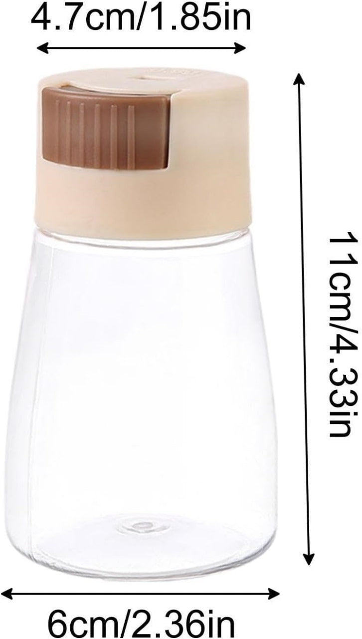 Measurable Control Spice Bottle Spice Jar with Press Control Cap | Kitchen