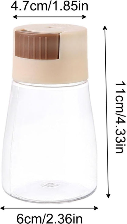 Measurable Control Spice Bottle Spice Jar with Press Control Cap | Kitchen