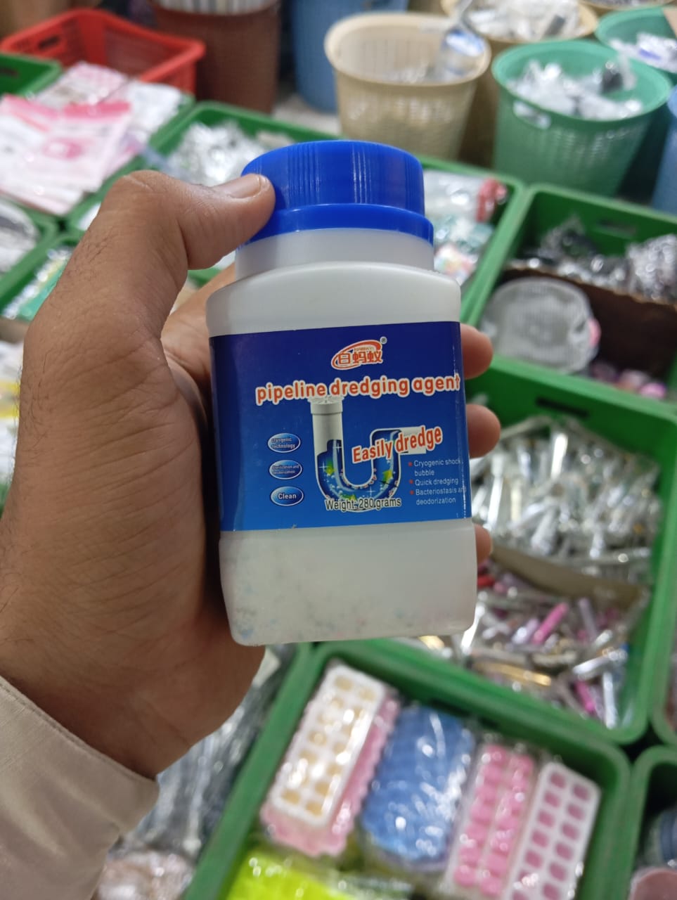 Multipurpose Drain Cleaner Powerful Pipeline Dredging Agent for Kitchen Sink &amp;