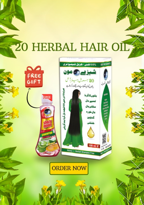 Shezy Moon 20 Herbal Hair OIl + Honey Shampoo Free - Best