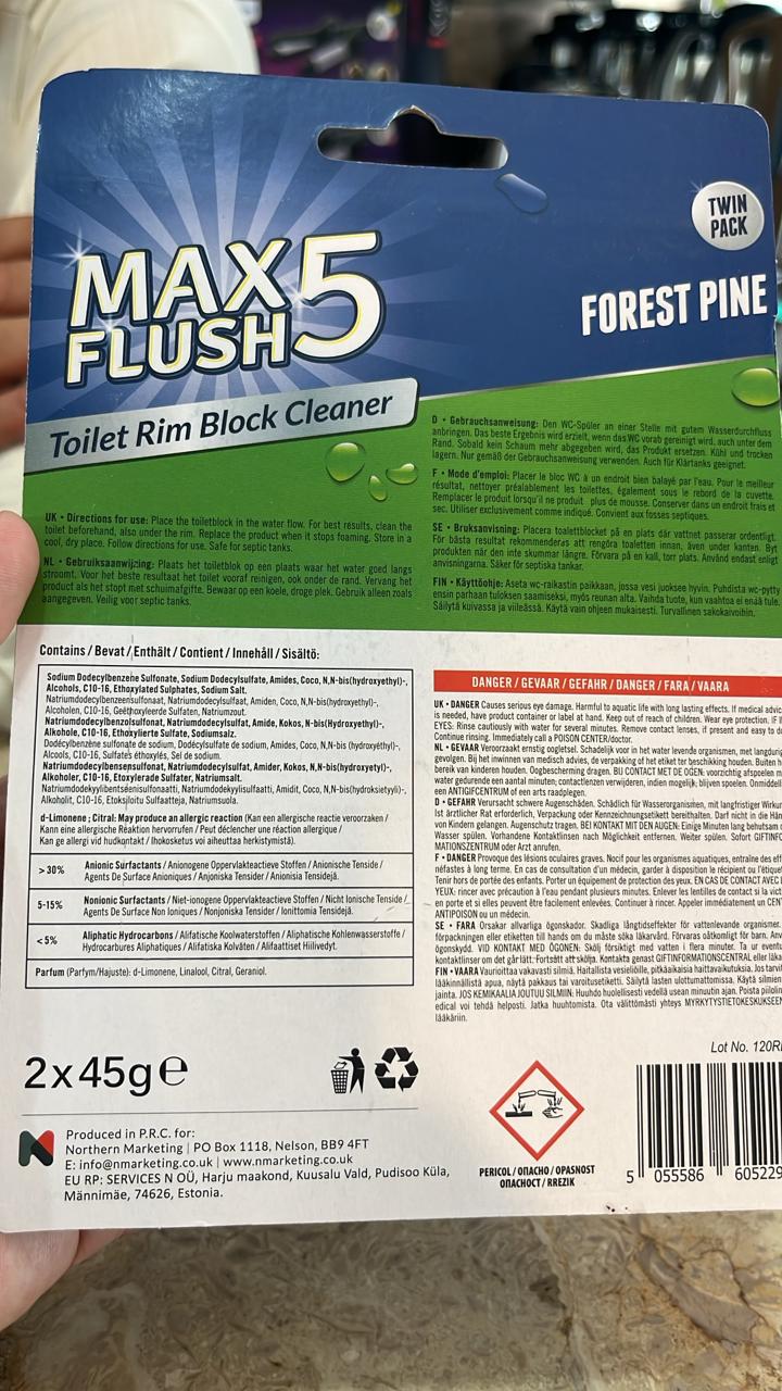 Toilet Rim Block Cleaner Long-Lasting Freshness &amp; Powerful Cleaning for Your