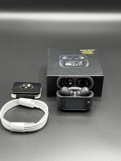 A9 Pro Digital Display Case Airpods / ANC/ENC Touch Screen Wireless