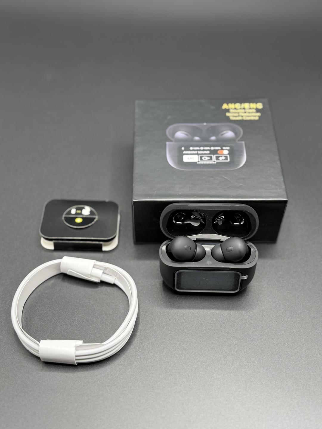 A9 Pro Digital Display Case Airpods / ANC/ENC Touch Screen Wireless