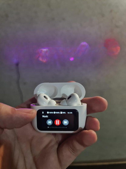 A9 Pro Digital Display Case Airpods / ANC/ENC Touch Screen Wireless