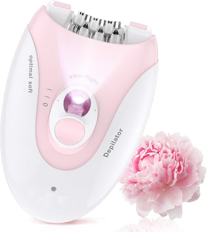 Daling DL-6032 Cordless Ladies Epilator with 2-Speed Adjustment, Painless Hair Removal, Rechargeable,