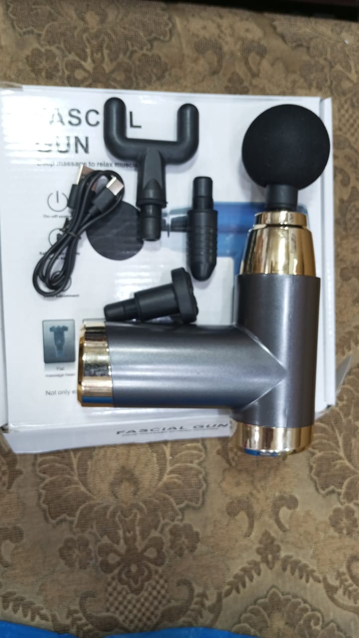 C006 Gold Edition Fascial Gun Massager High-Power Percussion Therapy Device for
