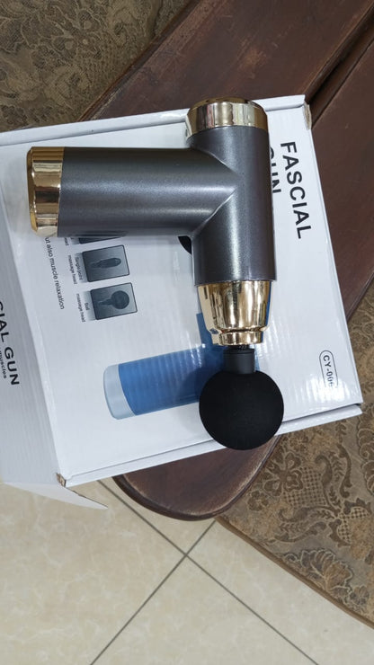 C006 Gold Edition Fascial Gun Massager High-Power Percussion Therapy Device for