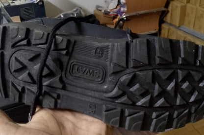 Men's Long Army Boots, Black Swat