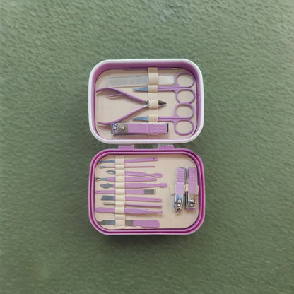 18 Pieces Portable Nail Clippers Beauty Tool Set