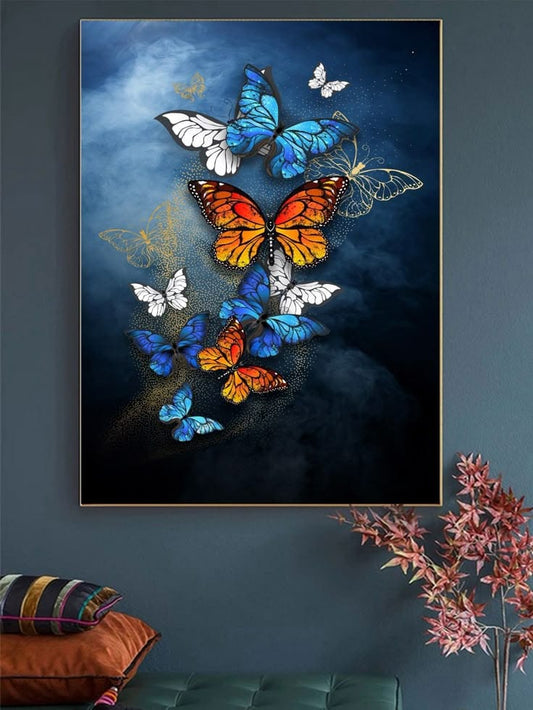 Elegant Metal Butterfly Wall Decoration for Living Room &amp; Bedroom