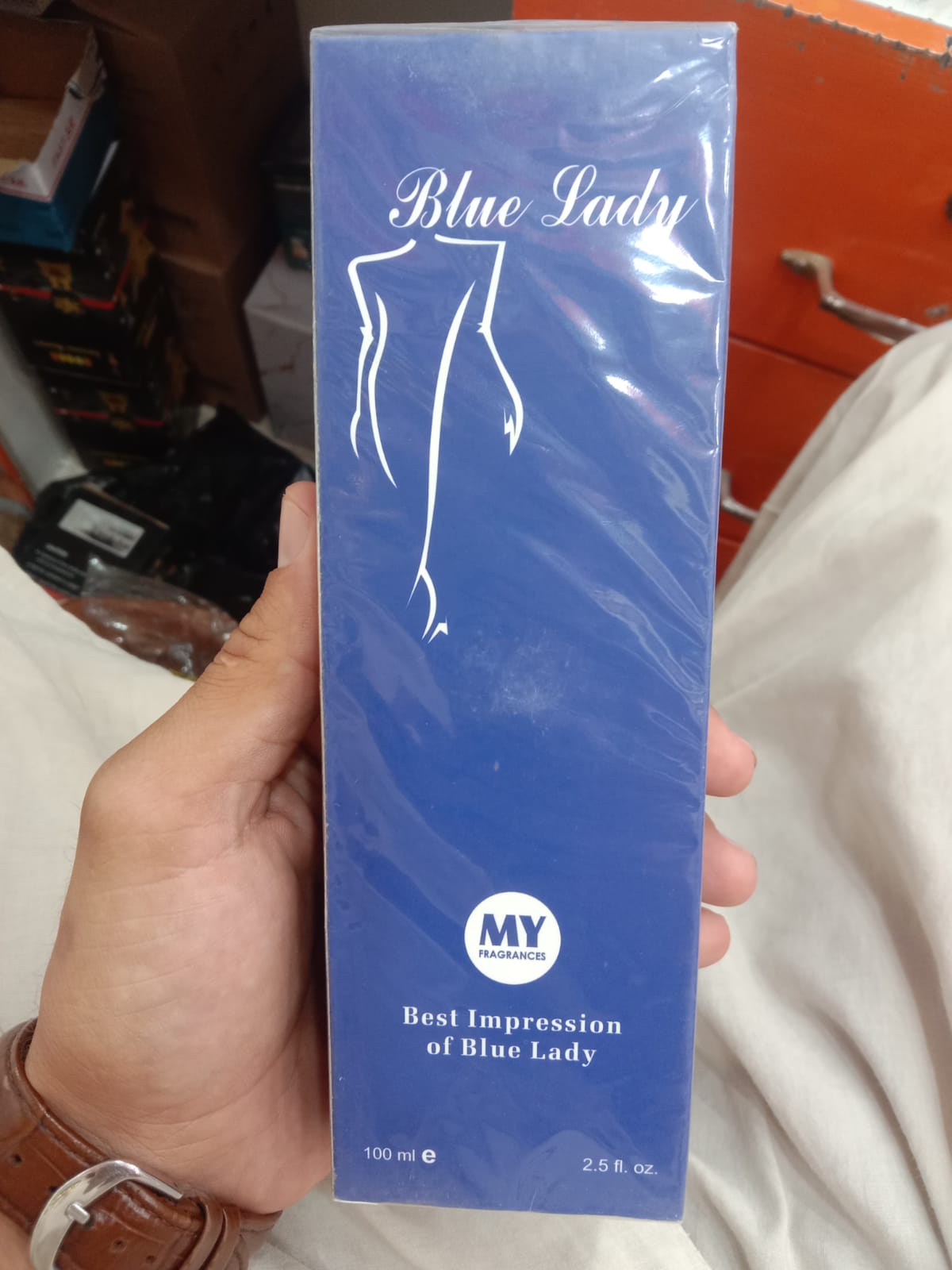 Blue Lady Perfume for Women Long-Lasting Floral Scent, &amp; Fresh