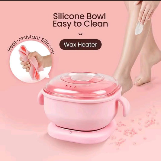 Portable Foldable 400ML Silicone Wax Warmer Travel-Friendly Hair Removal Heater for