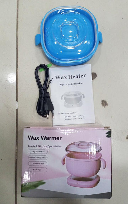 Portable Foldable 400ML Silicone Wax Warmer Travel-Friendly Hair Removal Heater for