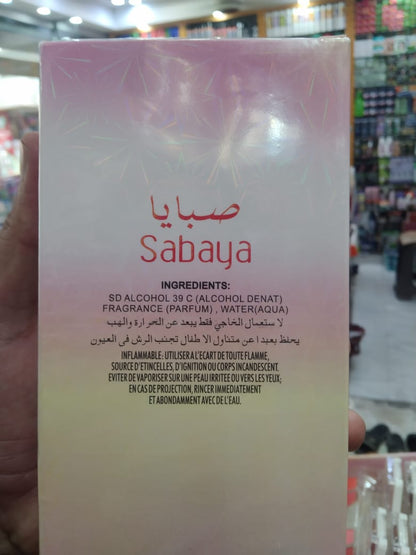Portable Sabaya Perfume 100ml Long-Lasting Fragrance for Women (3.4 fl oz)