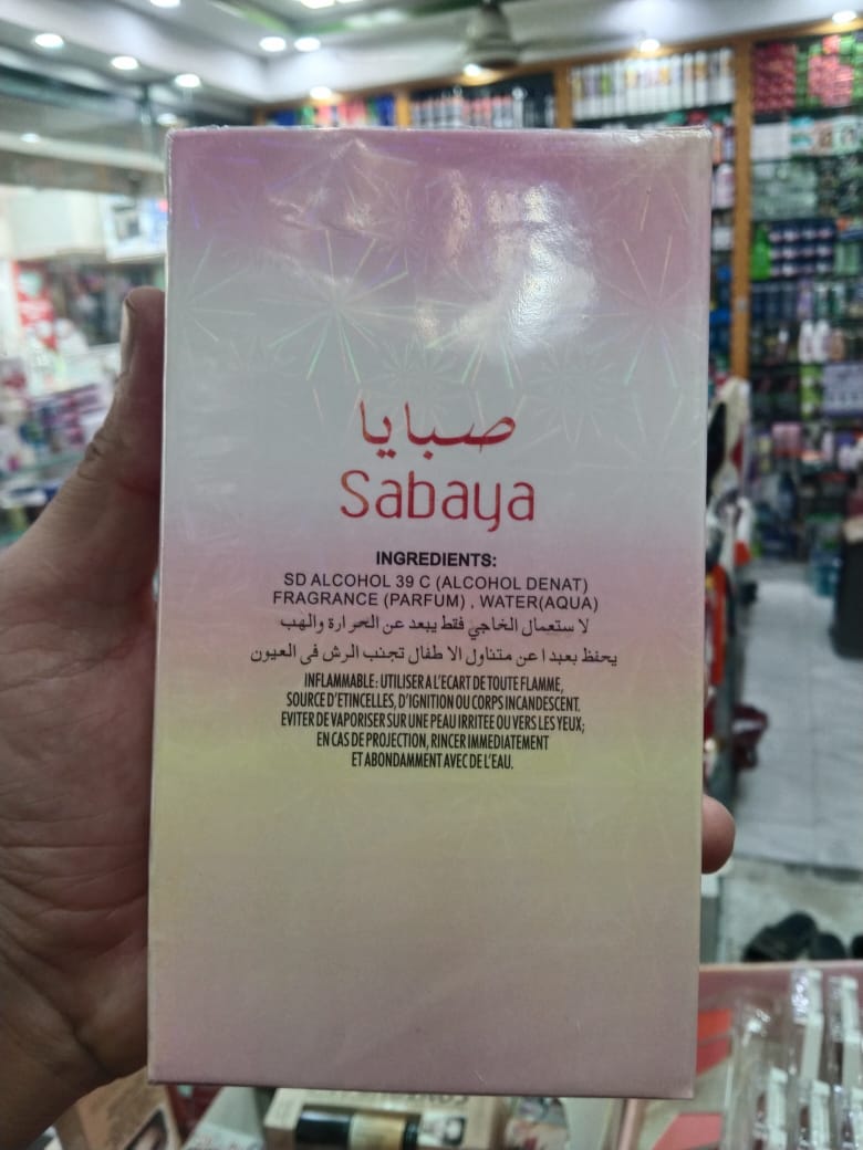 Portable Sabaya Perfume 100ml Long-Lasting Fragrance for Women (3.4 fl oz)
