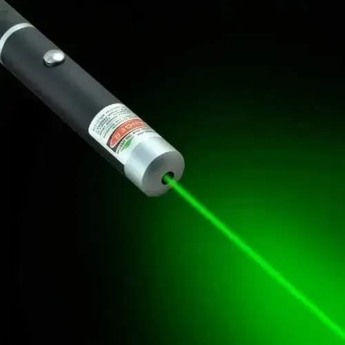 Green Multipurpose Laser Pointer Pen with Adjustable Antenna Cap for Pattern Projection
