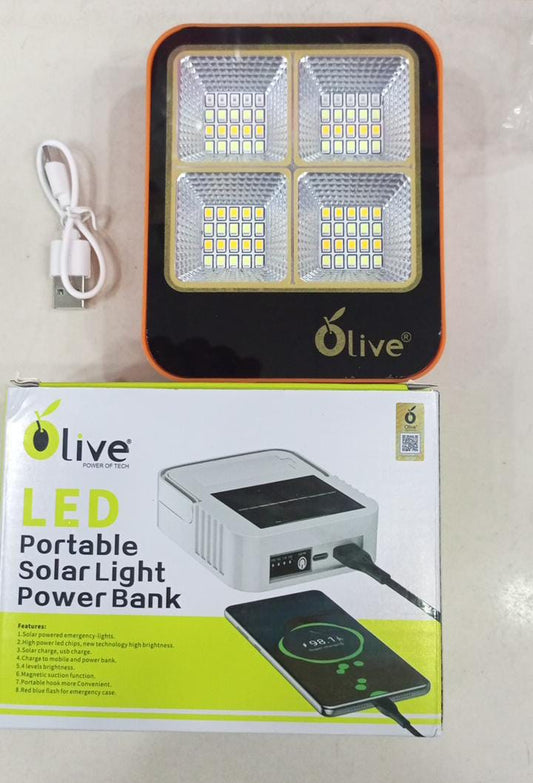 Outdoor Portable LED Solar Floodlight Rechargeable 500W Spotlight Lantern for Camping,