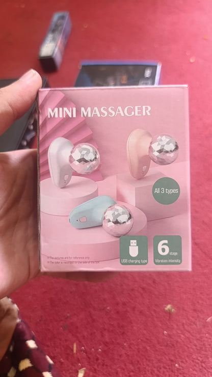 Pack Of 01 - Mini Massager USB Rechargeable Handheld Device with