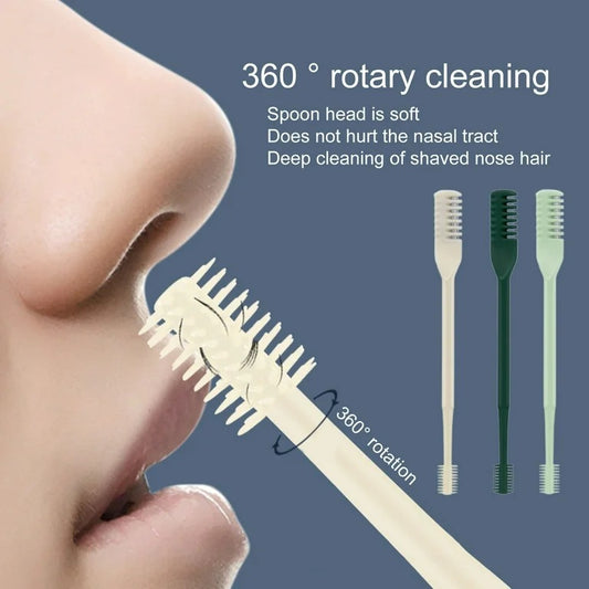 Portable Manual Nose Hair Trimmer Stainless Steel, Washable, Safe &amp; Painless