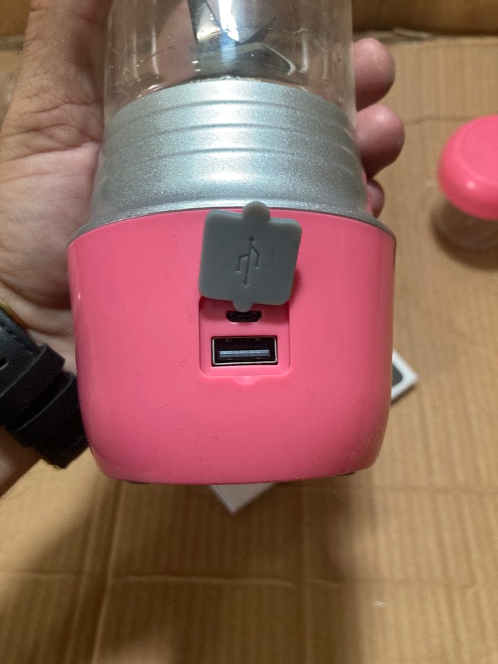 Imported Rechargeable Portable 420ml Blender with 6 Blades - Portable Blender with