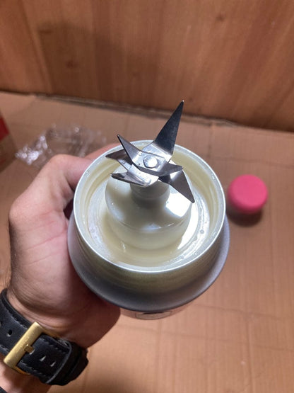 Imported Rechargeable Portable 420ml Blender with 6 Blades - Portable Blender with