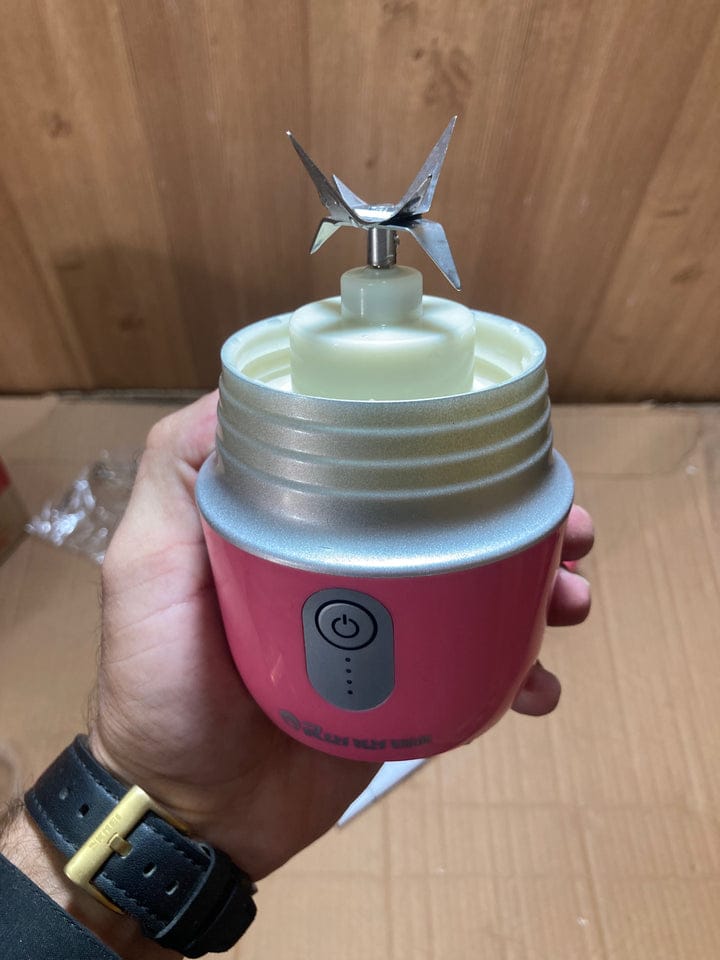 Imported Rechargeable Portable 420ml Blender with 6 Blades - Portable Blender with