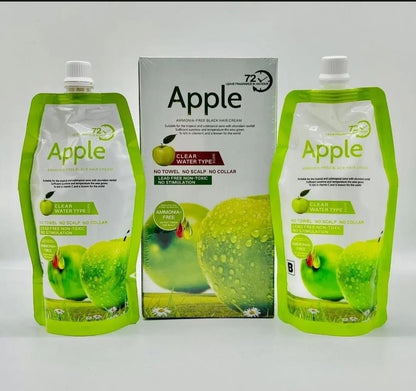 Apple Hair Color 500 ml Ammonia-Free Dark Brown Hair Color Cream