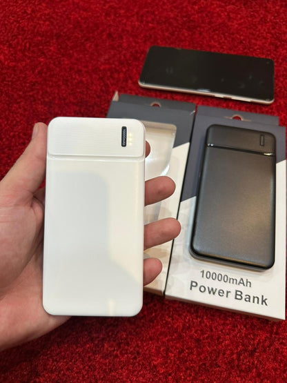 Ultra Slim 10000mAh Power Bank Dual USB Output | Fast Portable