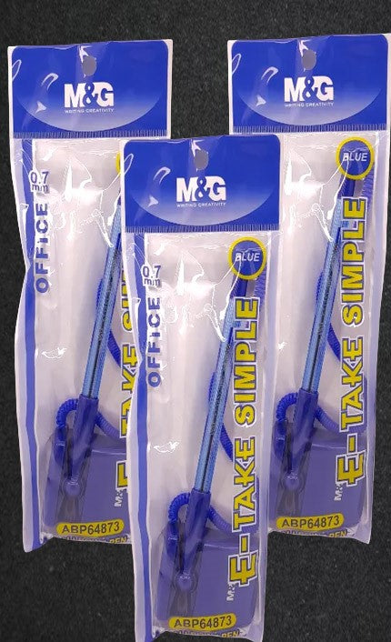 Counter Pen Size 0.7mm with Stand Holder | Counter Blue Pen