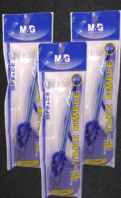 Counter Pen Size 0.7mm with Stand Holder | Counter Blue Pen