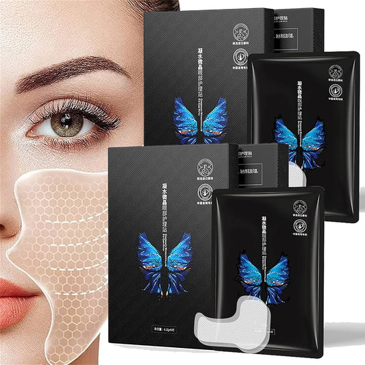 Hyaluronic Acid Microcrystalline Patches Nasolabial Fold &amp; Wrinkle Removal Lifting Mask