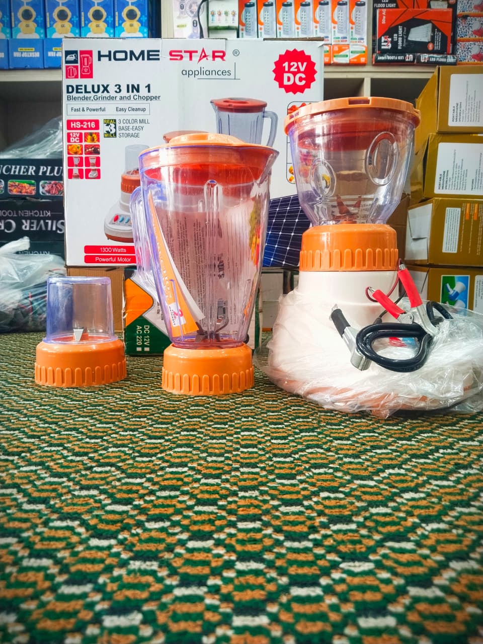 12V Portable Juicer Blender 3-in-1 Rechargeable Travel Blender, Mini Food Processor - CheckNpays