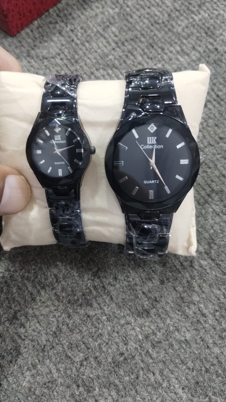 Elegant Couple Watch Set Luxury Quartz Wristwatches for Him &amp; Her