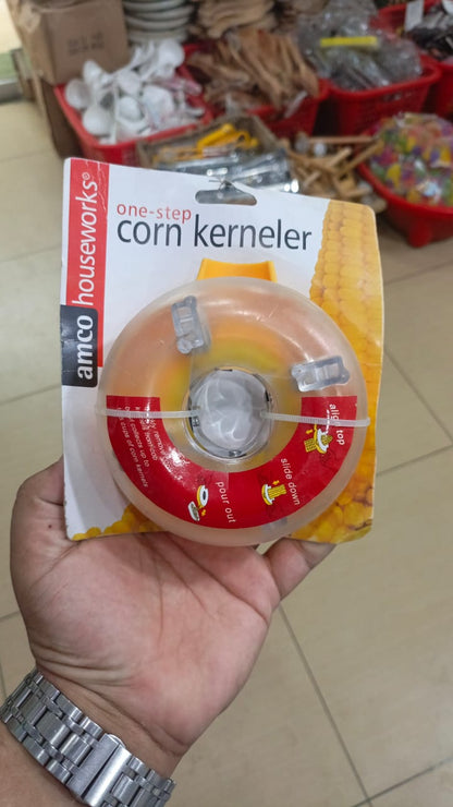 One-Step Corn Cutter &amp; Kerneler Easy Corn Remover with Built-In Collection - CheckNpays