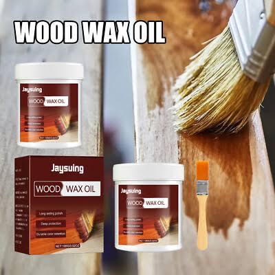 Wood Wax Oil for Furniture Natural Finish &amp; Deep Wood Nourishment