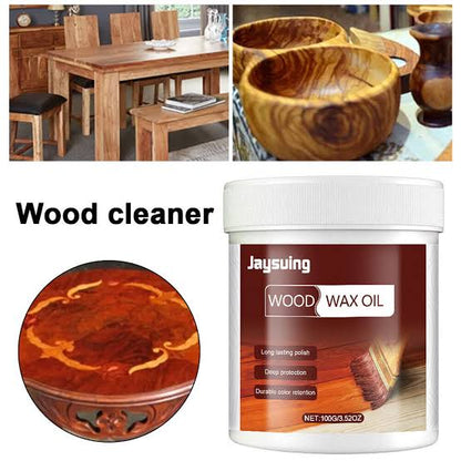 Wood Wax Oil for Furniture Natural Finish &amp; Deep Wood Nourishment