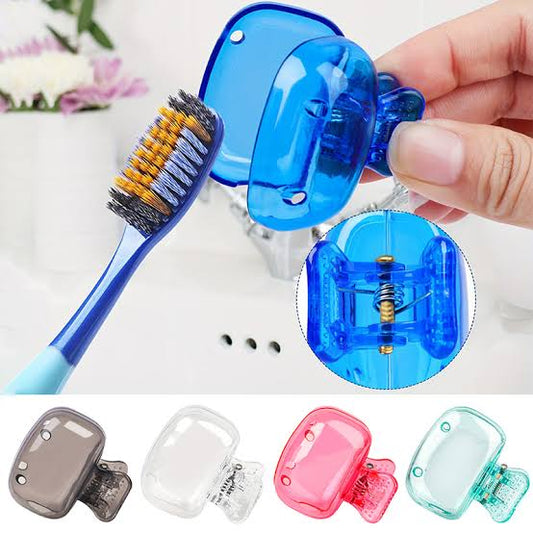 Pack of 10 Toothbrush Storage Cases in Random Colors Portable