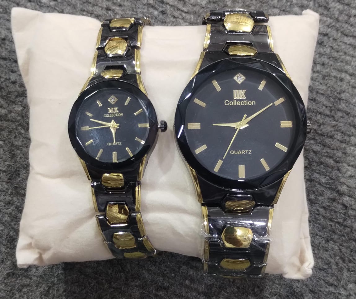 Elegant Couple Watch Set Luxury Quartz Wristwatches for Him &amp; Her