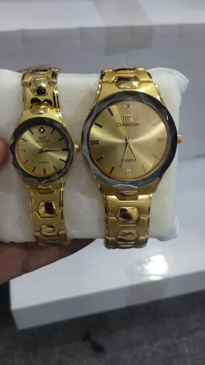 Elegant Couple Watch Set Luxury Quartz Wristwatches for Him &amp; Her