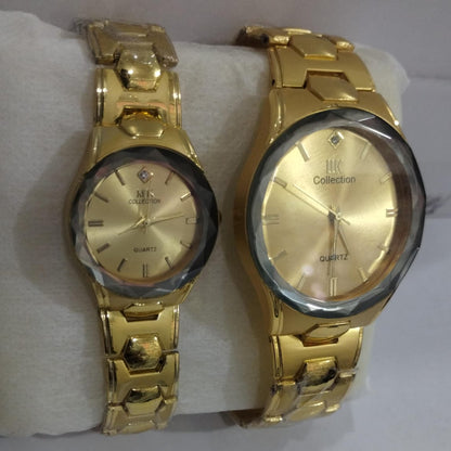 Elegant Couple Watch Set Luxury Quartz Wristwatches for Him &amp; Her