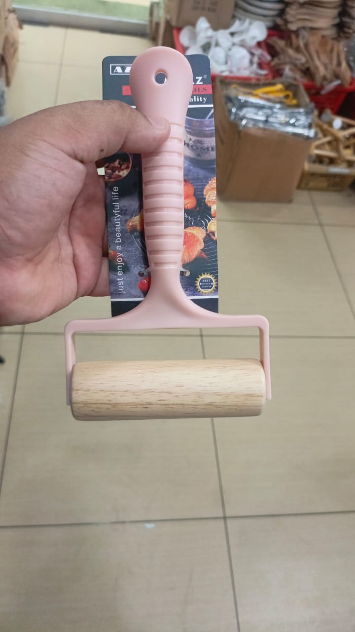 2pcs Wooden Rolling Pin for Baking Hand Push Dough Roller with - CheckNpays