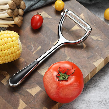 Stainless Steel Vegetable Peeler Dual Blades for Effortless Peeling - CheckNpays