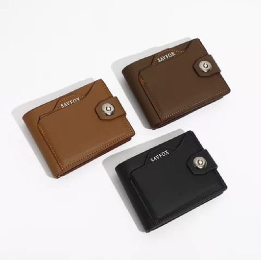 Savfox PU Leather Outlet Pocket Card Holder Wallet for Men Slim,