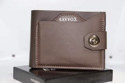 Savfox PU Leather Outlet Pocket Card Holder Wallet for Men Slim,
