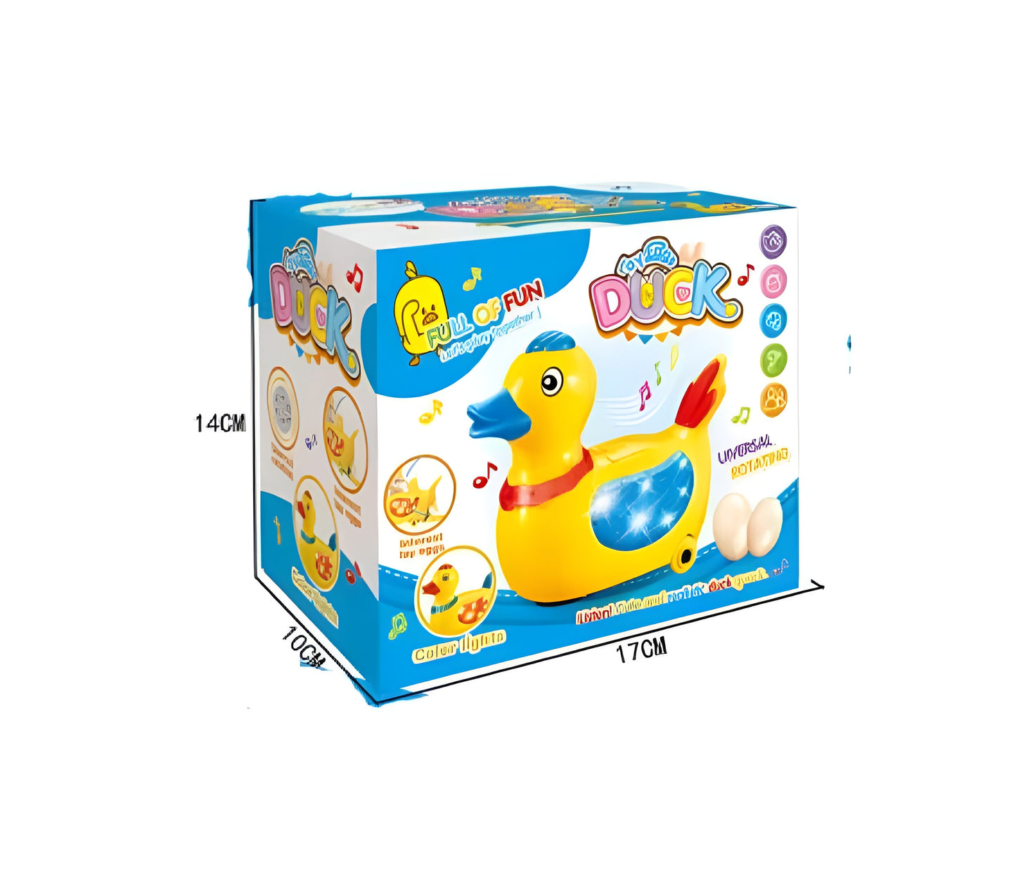 Musical Electric Lay Eggs Duck Toys For Kids and Boys - Battery