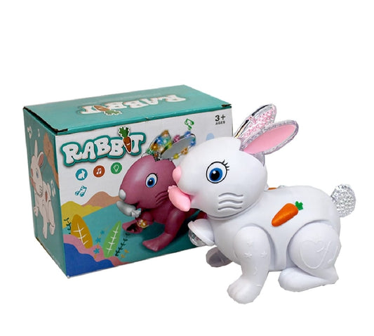 Electric Rabbit Toy for Kids Light &amp; Sound, Educational &amp; Musical